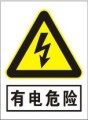 有电危险